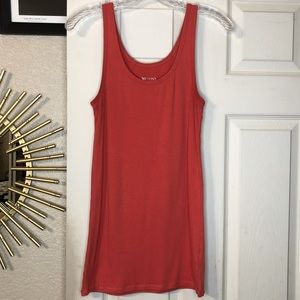 Merona Coral Color Medium weight Tank Top LG